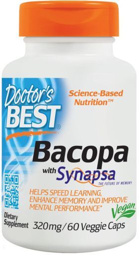 Bacopa con Synapsa 320 mg 320 mg 60 Veggie Capsule