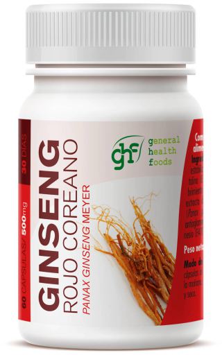 GHF Ginseng rosso coreano 60 capsule vegetali 500 mg