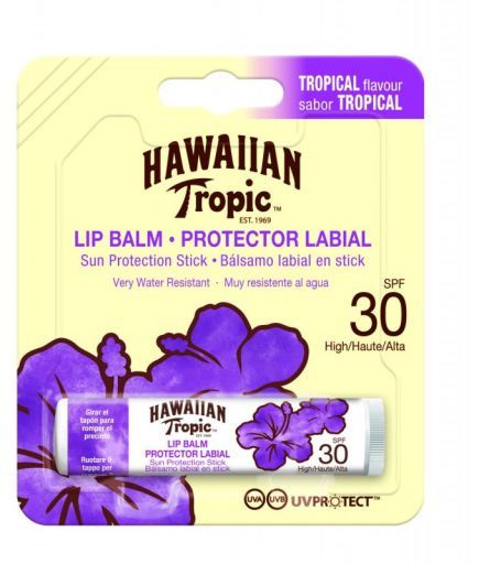 Hawaiian Tropic Crema Solare Balsamo Labbra Stick SPF 30 4 gr