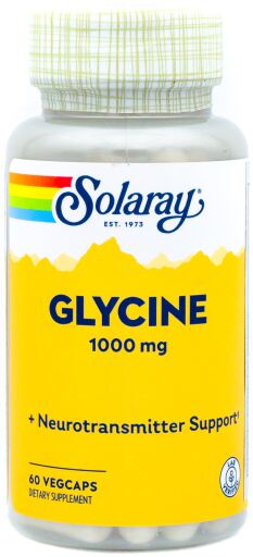 Solaray Glicina 1000 mg 60 Capsule Vegetali