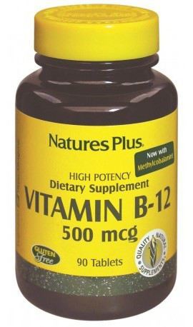 NaturesPlus Vitamina B12 500 mcg 90 compresse