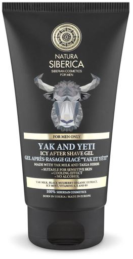 Natura Siberica Solo per uomo Gel dopobarba Yak e Yeti 150 ml