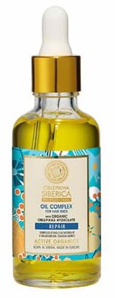 Natura Siberica Complesso di olio Oblepikha per capelli danneggiati 50 ml