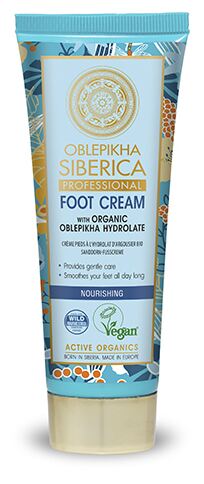 Natura Siberica Oblepikha Crema nutriente per i piedi 75 ml