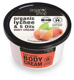 Organic Shop Crema Corpo Litchi e Oli Biologici 250 ml