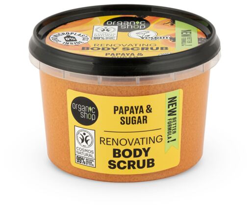 Organic Shop Scrub Corpo Papaya e Zucchero 250 ml