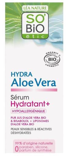 SO'BiO &eacute;tic Siero Idratante per Pelli Sensibili Hydra Aloe Vera 30 ml