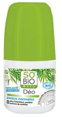 SO'BiO &eacute;tic Deodorante Roll On Bamboo Normal skin 50 ml