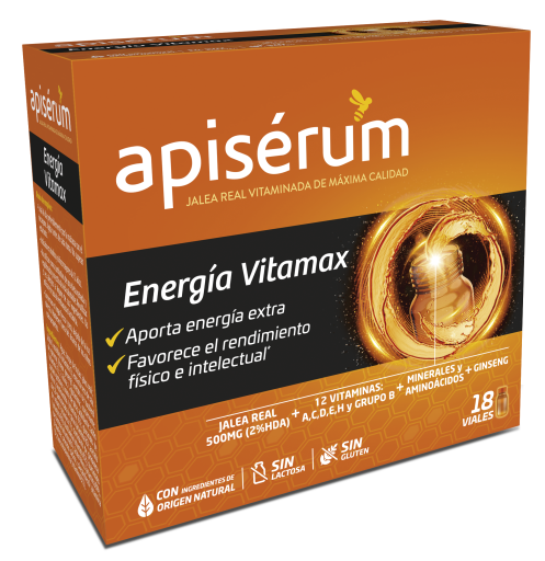 Apis&eacute;rum Apiserum Energy VitaMax 18 fiale