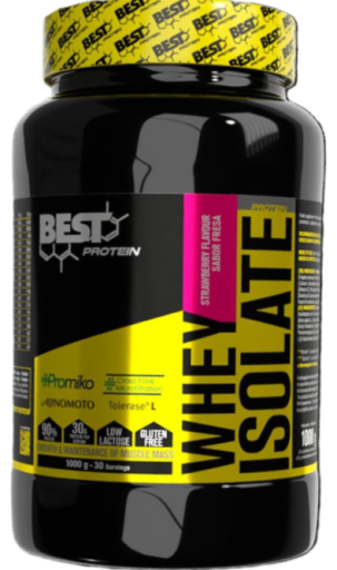 Best Protein Siero di latte isolato gusto fragola 1000 gr