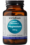 Viridian Magnesio ad alta potenza 300 mg 30 capsule vegetariane