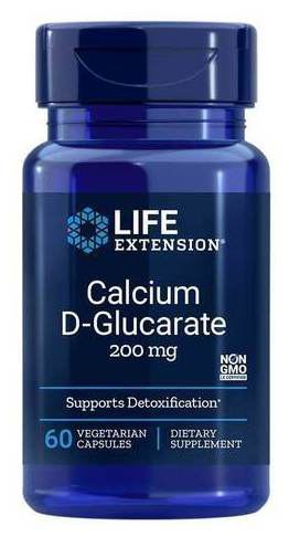 Calcio D-Glucarato 200 mg 60 Capsule Vegetali
