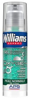 Williams Gel Afeitar Piel normale Expert Oxygen 0% alcool 150 ml