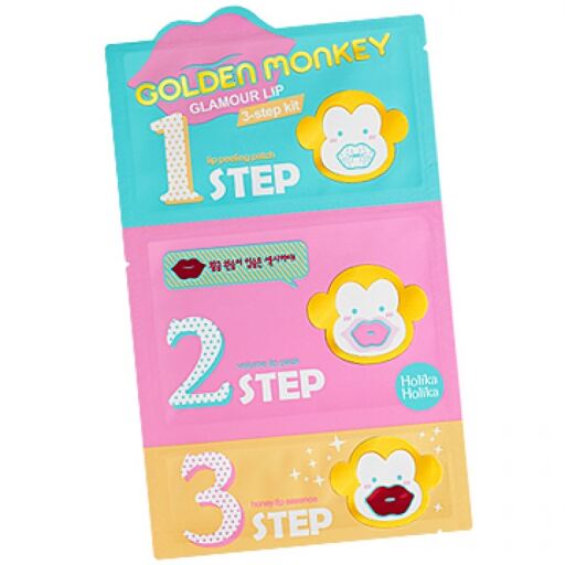 Holika Holika Kit per 3 passi Golden Lip Glamour Lip
