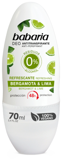 Deodorante Antitraspirante Rinfrescante Bergamotto e Lima 70 ml