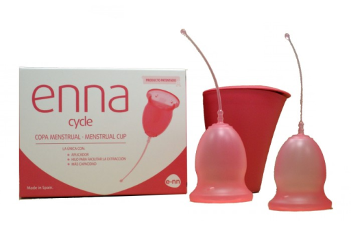 enna Coppetta mestruale taglia M 2 tazze + sterilizzatore