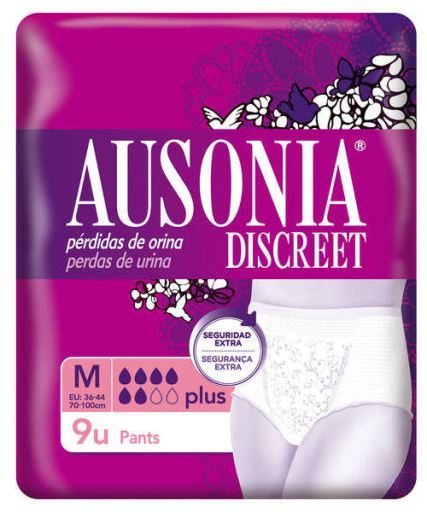 Ausonia Pants Discreet Pi&ugrave; il Formato M 9 Unidades