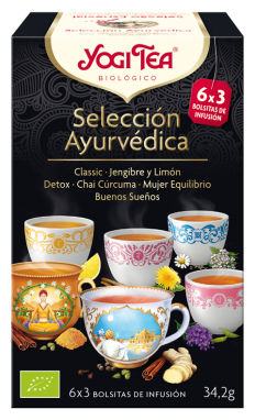 Yogi Tea Selezione Ayurvedica 6 x 3 Borse