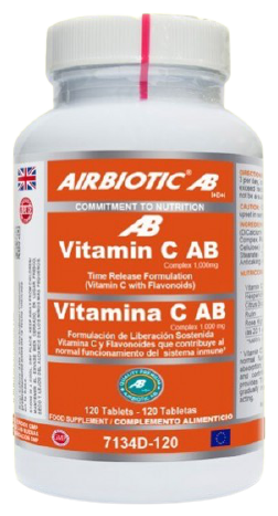 Airbiotic Complesso di vitamina C 1000 mg 120 capsule