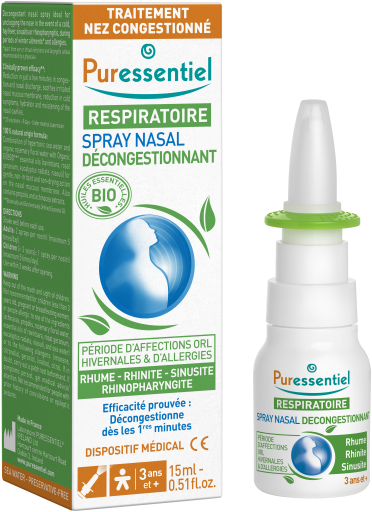 Puressentiel Spray nasale decongestionante con BIO EO 15 ml