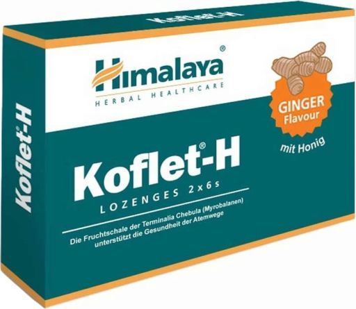 Himalaya Koflet Throat al gusto di zenzero 12 unit&agrave;