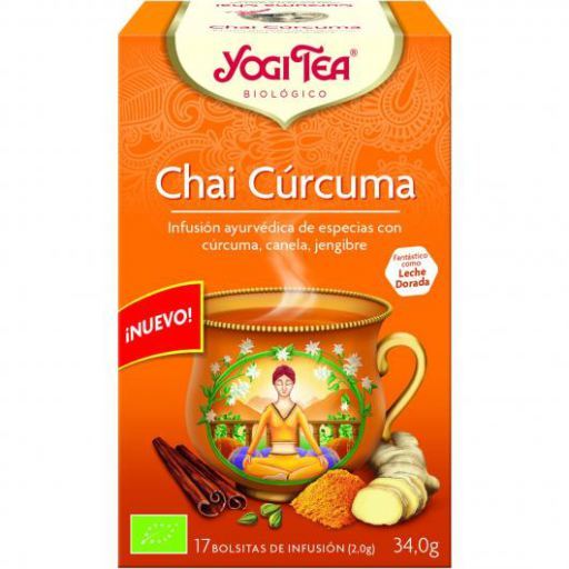 Yogi Tea T&egrave; Chai alla curcuma 17 bustine