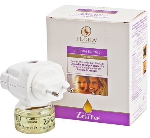 Flora Diffusore elettrico antizanzare 25 ml