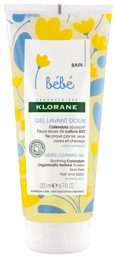 Klorane Gel detergente delicato per neonati 200 ml