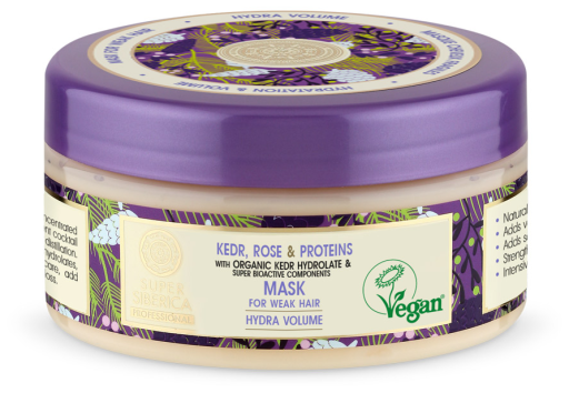 Maschera per capelli Super Siberica Idratazione e Volume 300 ml