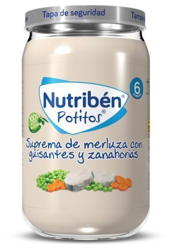 Nutrib&eacute;n Stufato di Nasello Supremo con piselli e carote 235 gr