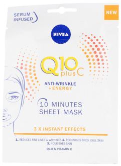 Nivea Q10+ Vitamina C+Maschera Antirughe Antirughe