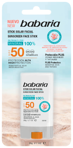 Babaria Stick Viso Solare SPF50 20 gr