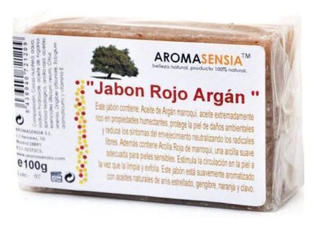 Aromasensia Sapone all'argan con argilla rossa 100 gr