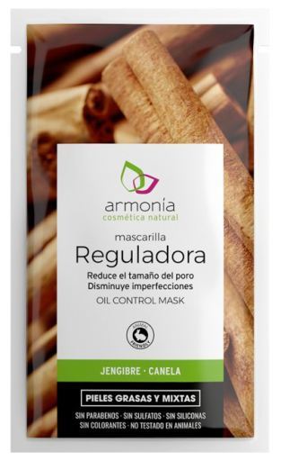 Armon&iacute;a Cosm&eacute;tica Natural Maschere regolatrici di zenzero e cannella 12 unit&agrave;