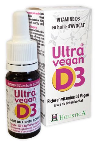 Hol&iacute;stica Ultra Vegan D3 Gocce 8 ml