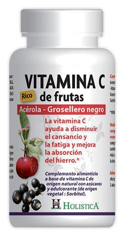 Hol&iacute;stica Vitamina C Frutta 60 Compresse