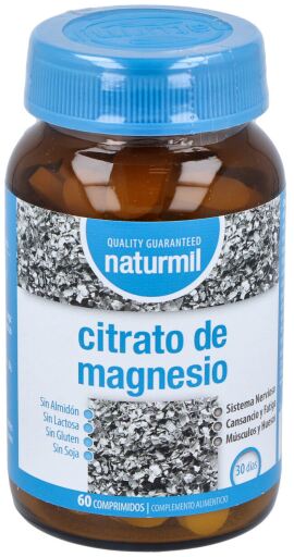 Naturmil Citrato di magnesio 200mg 60 compresse