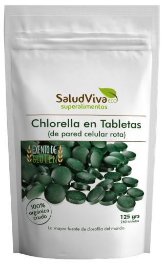 Salud Viva Eco Clorella in Tavoletta 125 gr