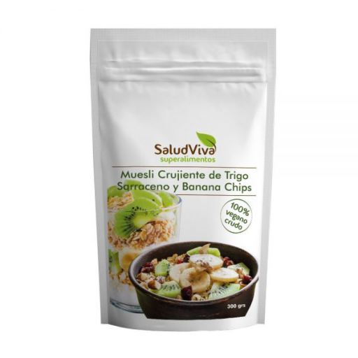 Salud Viva Muesli Cruji di grano saraceno Banana chip 300 gr