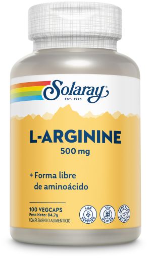 Solaray L-Arginina 500 mg 100 Capsule Vegetali