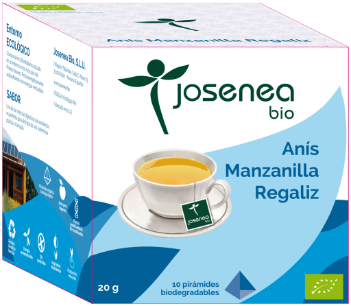 Camomilla Liquirizia Bio 10 Piramidi avvolte