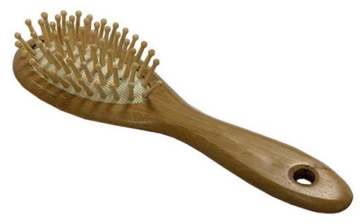 NaturaBIO Cosmetics Spazzola per capelli di bamb&ugrave; Piccolo
