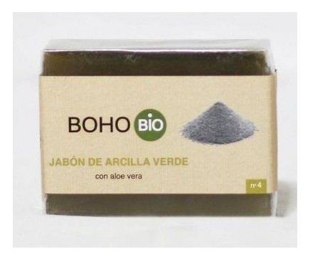 Boho Green Make-Up Sapone organico all'argilla verde 100 gr
