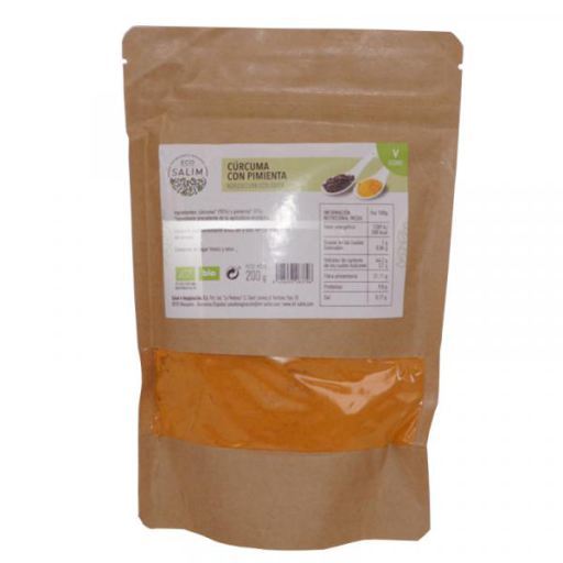 ECO-SALIM Curcuma e Pimenta in polvere Eco 200 gr