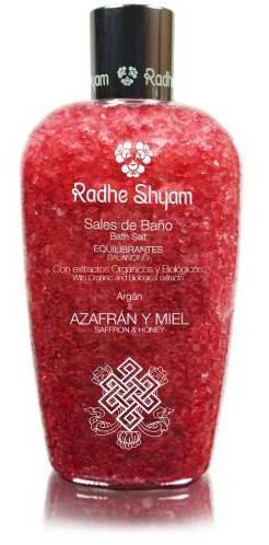 Radhe Shyam Doccia allo zafferano e miele e gel da bagno 250 ml