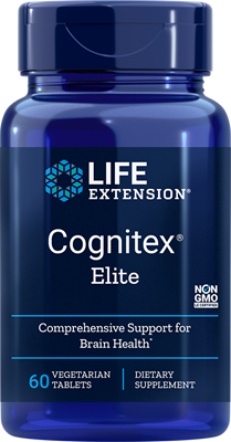 Life Extension Cognitex Elite 60 Compresse Vegetariane