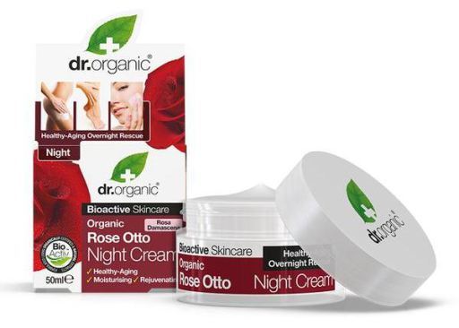 Dr. Organic Rose Otto Crema Notte 50ml