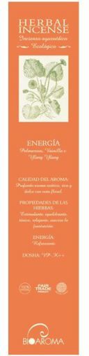 Bioaroma BioAroma Energy Incenso Biologico 12 bastoncini