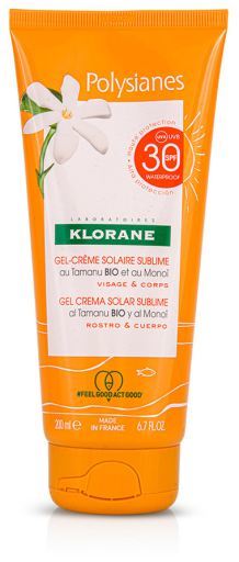 Klorane Polysianes Gel Crema Viso e Corpo spf 30 200 ml
