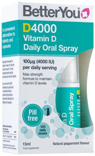 DLux 4000 Daily Vitamina D spray orale vitamina D 15 ml